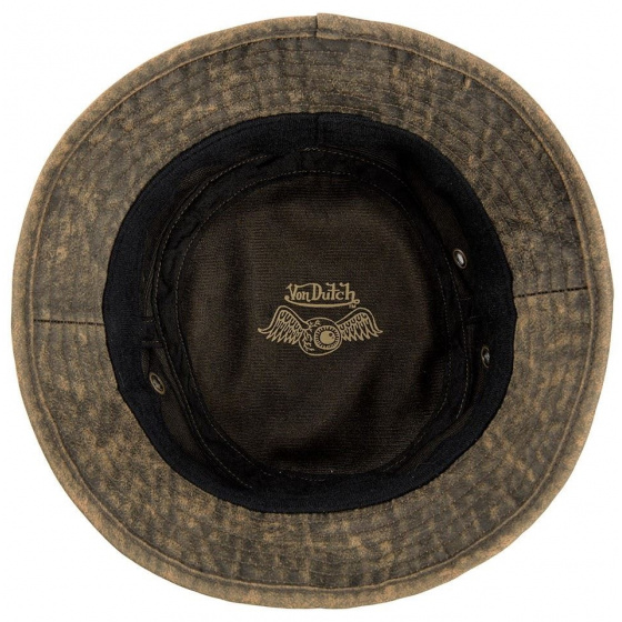 Faded Cotton Bucket Hat - Von Dutch
