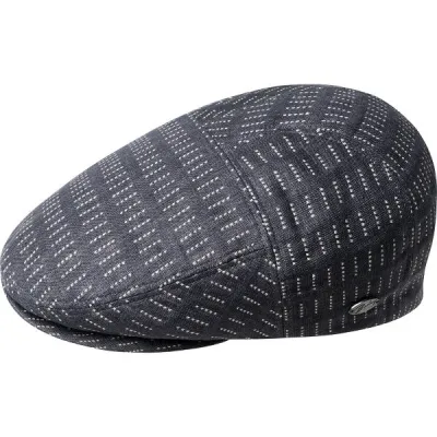 Casquette Plate Nadel Lin Gris-Bleu - Bailey