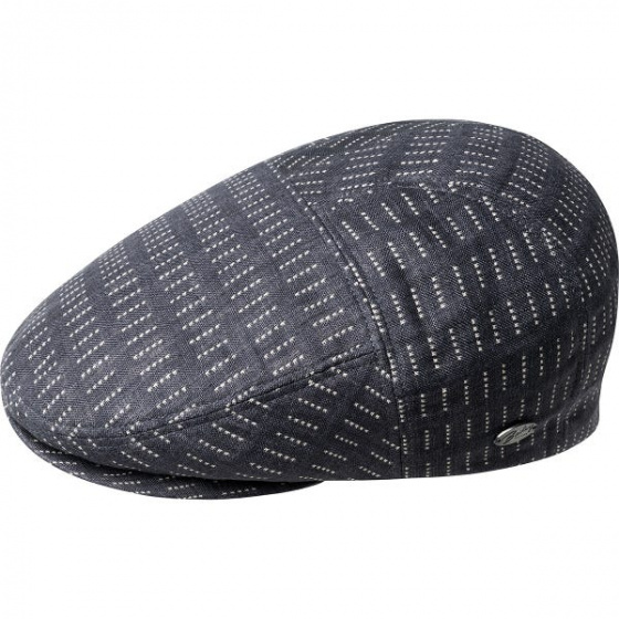 Nadel Flat Cap Linen Grey-Blue - Bailey
