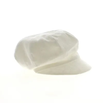 Casquette Gavroche Elorine en Lin Blanc - Traclet