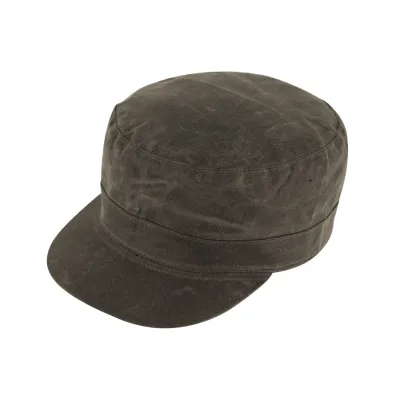 Casquette Army Kaki Coton Huilé - Traclet