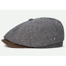 Black and Brown Brood Baggy Newsboy Cap - Brixton