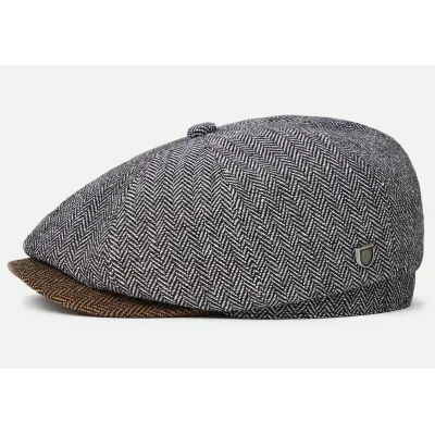 Casquette Gavroche Brood Baggy Noire et Marron - Brixton
