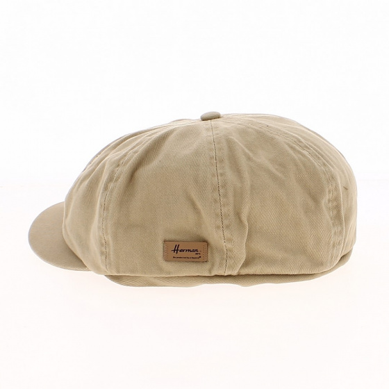 Casquette 8 Cotes Advencer Coton Beige - Herman