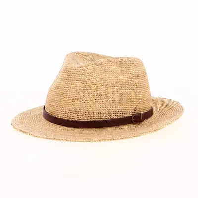 Chapeau Traveller Max en Raphia Naturel - Traclet