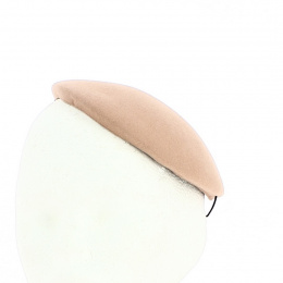 Tambourine Fanny in Felt Wool Beige Rose - Traclet