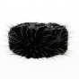 Toque Courchevel Faux Fur Black - Traclet