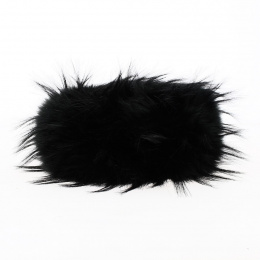 Toque Courchevel Faux Fur Black - Traclet