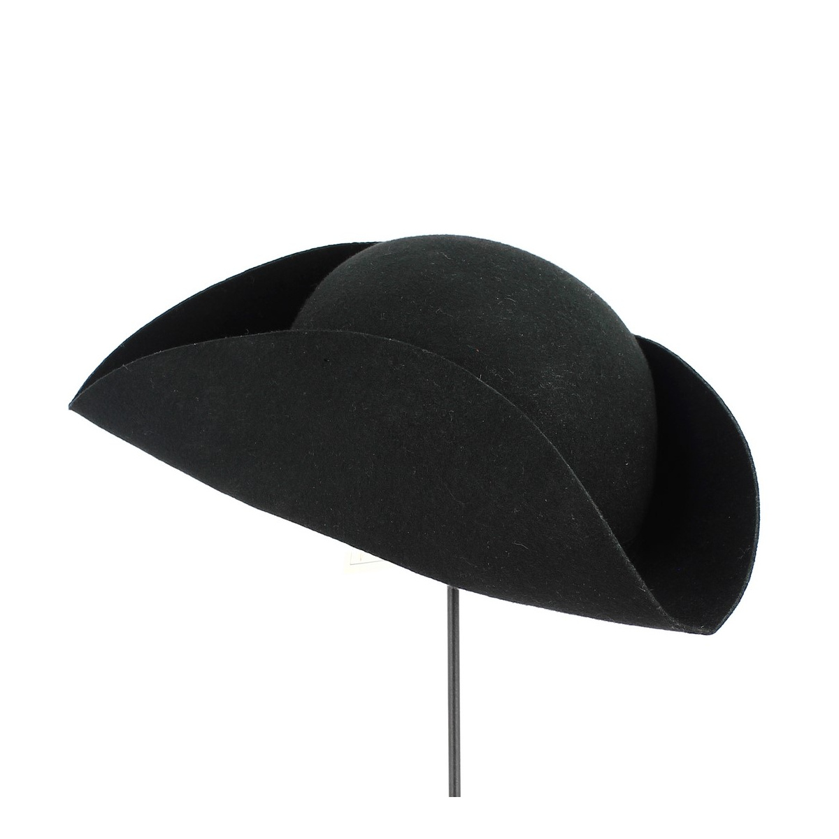 Aristocratic Tricorn Hat Wool Felt 