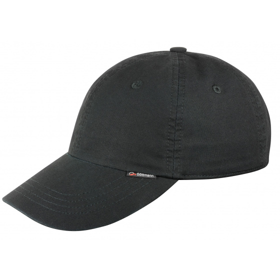 Palma Cotton Baseball Cap Black UPF40+ - Göttmann