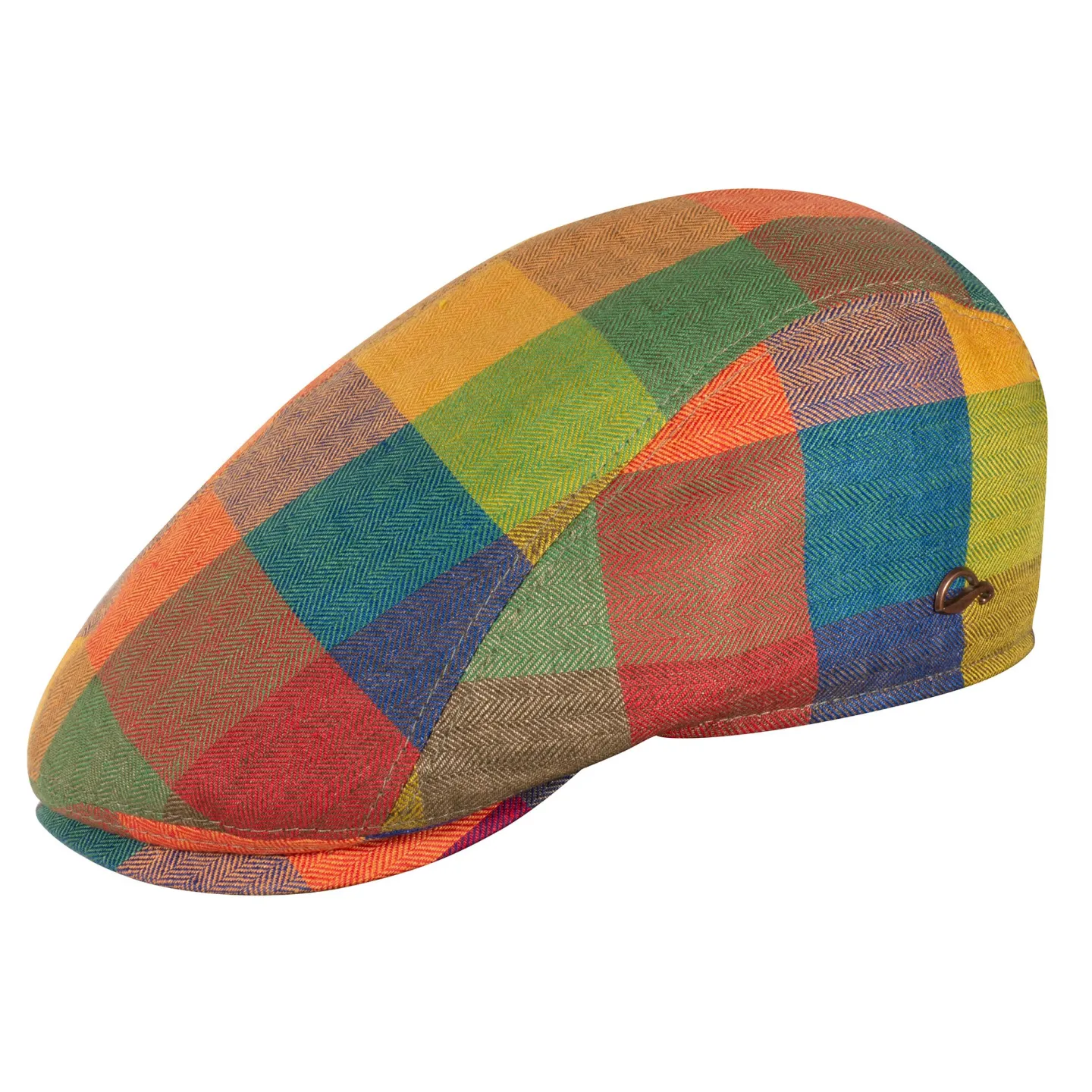 Casquette Bombée Jackson Patchwork Lin UPF 40+ - Göttmann Reference : 16356| Chapellerie Traclet