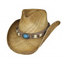 Chapeau Cowboy Jacinto Paille Naturel - Bulhide