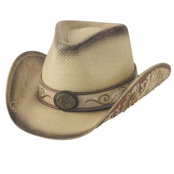 Chapeau Cowboy Kennecott Paille Papier - Bullhide
