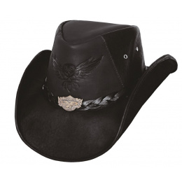 Chapeau de Cowboy Cuir KING OF THE ROAD -  Bullhide