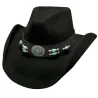 Chapeau Cowboy Jewel of the West Feutre Noir - Bullhide