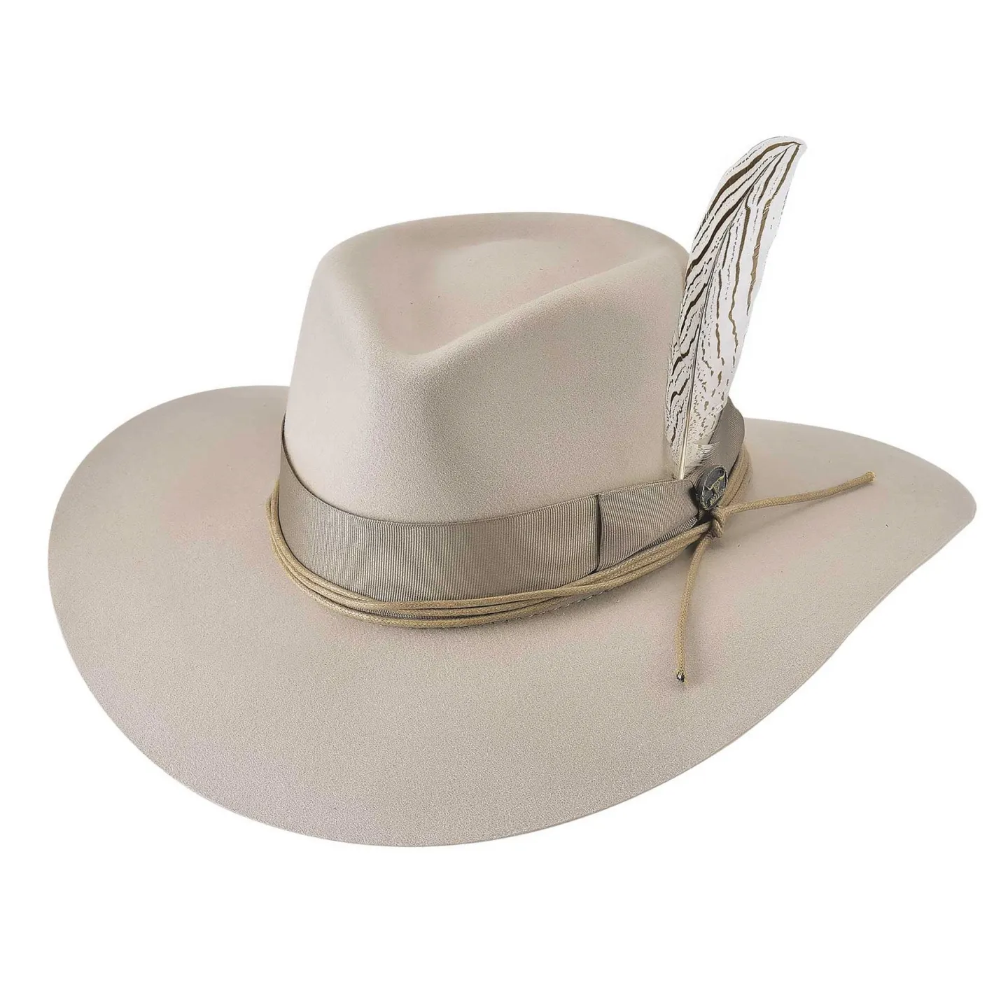 Chapeau Traveller Good Vibe Feutre Laine Grège- Bullhide