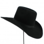 Chapeau de Cowboy Garrett Feutre Laine Noir - Bullhide