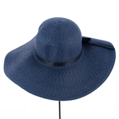 Capeline Talia Paille Papier Marine - Traclet