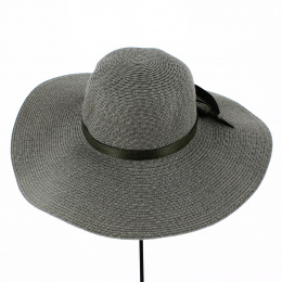 Straw Talia Capeline Paper Grey - Traclet