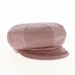 Gavroche Cap Pink Leather - Seeberger