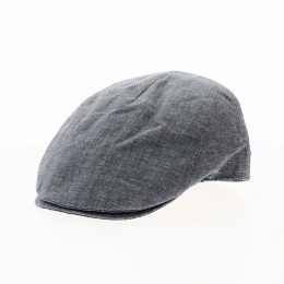 Duckbill Cap Bang Linen Blue Jeans - Mtm