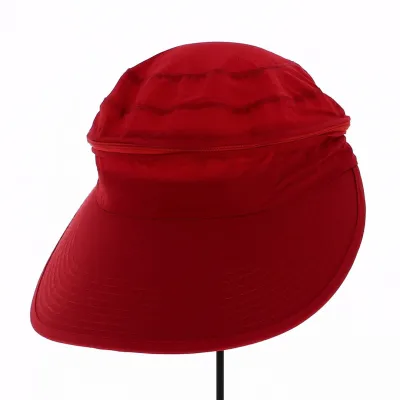 Casquette Grande Visière Anti-UV et Imperméable Butterfly Rouge - Aussie Apparel