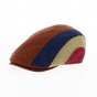 Detroit Flat Cap Linen Stripes - Göttmann
