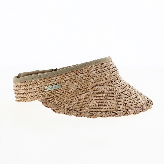 Straw Visor Cap Sand - Seeberger