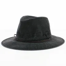 Safari Hat Durban Black Cotton - Crambes
