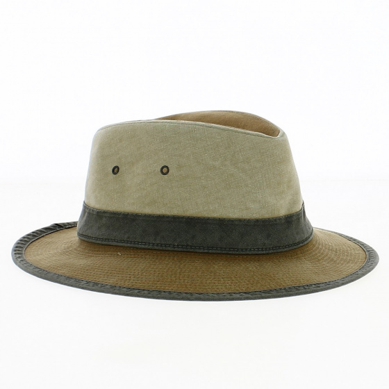 Chapeau Safari Hamilton Grignan Coton Tricolore - Crambes