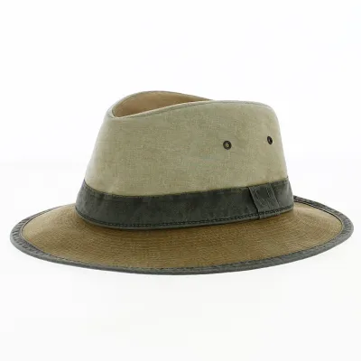 Chapeau Safari Hamilton Grignan Coton Tricolore - Crambes