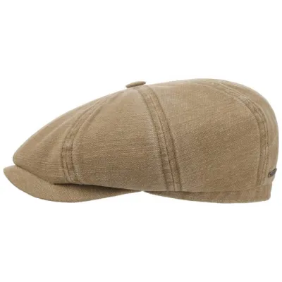 Casquette Hatteras Léopo Coton Marron Clair - Stetson