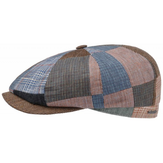 Hatteras Pixo Linen Patchwork Cap - Stetson