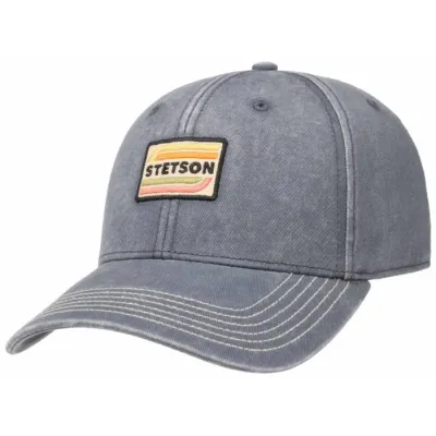 Kona Baseball Cap Blue Cotton - Stetson