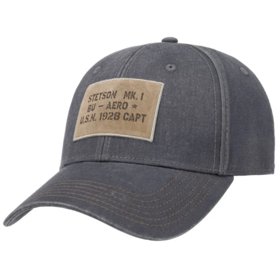 Baseball Cap Luxo Cotton Blue - Stetson