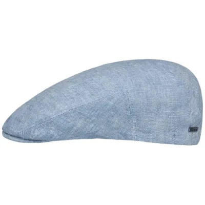 Casquette Plate Canari Bleu Clair Lin - Stetson