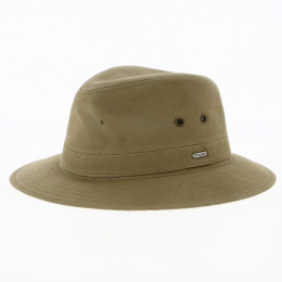 Auckland Traveller Hat Light Brown Cotton - Traclet