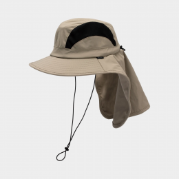 Taupe UPF50+ Recycled Fabric Nape Cap - Tilley