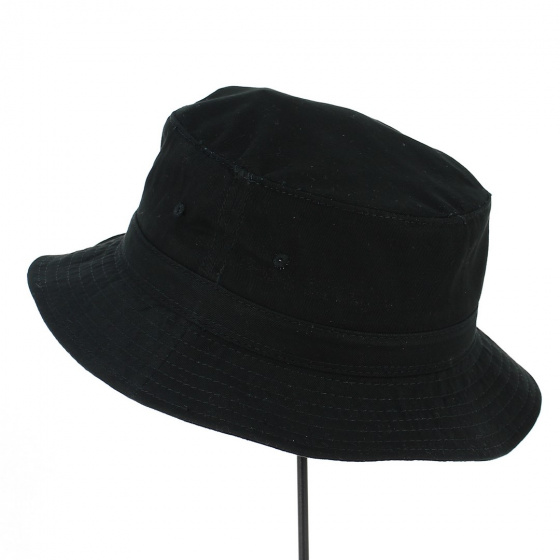 Black Cotton Anti-UV Bob - Traclet