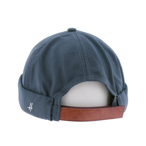 Bonnet Docker Seal Coton Marine - Herman