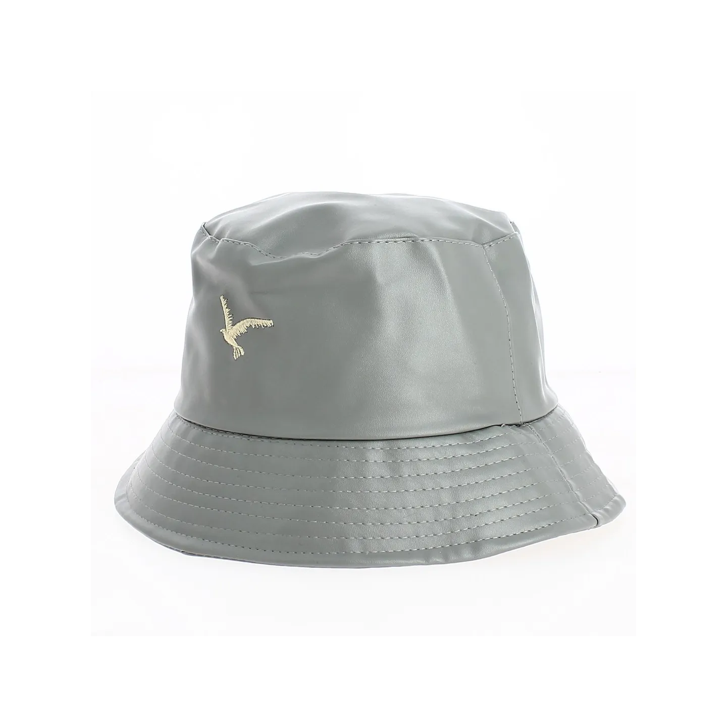 Chapeau Bob Pluie Gris Mouette Doré - Traclet