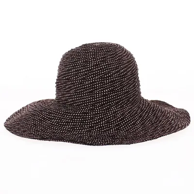 Capeline scrunchie Marron a poids blanc UPF 50+ - House Of Ord