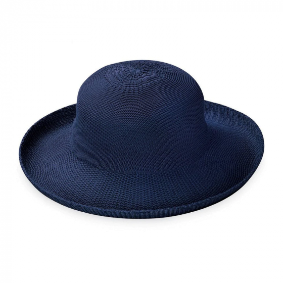 Navy Blue Breton Sun Hat UPF50+ - House of Ord Navy Blue Breton Sun Hat UPF50+ - House of Ord