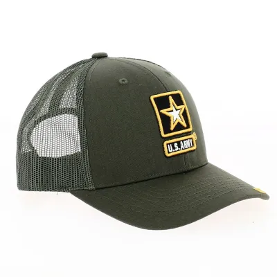 Casquette Baseball Trucker Ethos US Army kaki - Traclet
