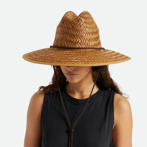 Chapeau Cowboy Beta Paille Naturelle Marron - Brixton