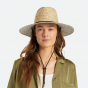 Fedora Messer Natural Straw Hat - Brixton