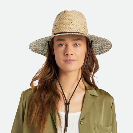 Fedora Messer Natural Straw Hat - Brixton Fedora Messer Natural Straw Hat - Brixton