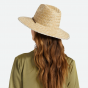 Fedora Messer Natural Straw Hat - Brixton