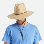 Fedora Messer Natural Straw Hat - Brixton