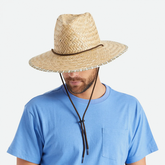 Fedora Messer Natural Straw Hat - Brixton Fedora Messer Natural Straw Hat - Brixton